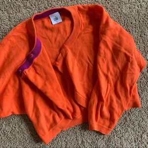 Orange Cardigan